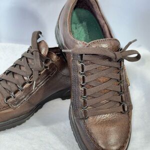 Women’s Mephisto Trampolins Brown Leather Oxfords Comfort Athletic Shoes Size 7
